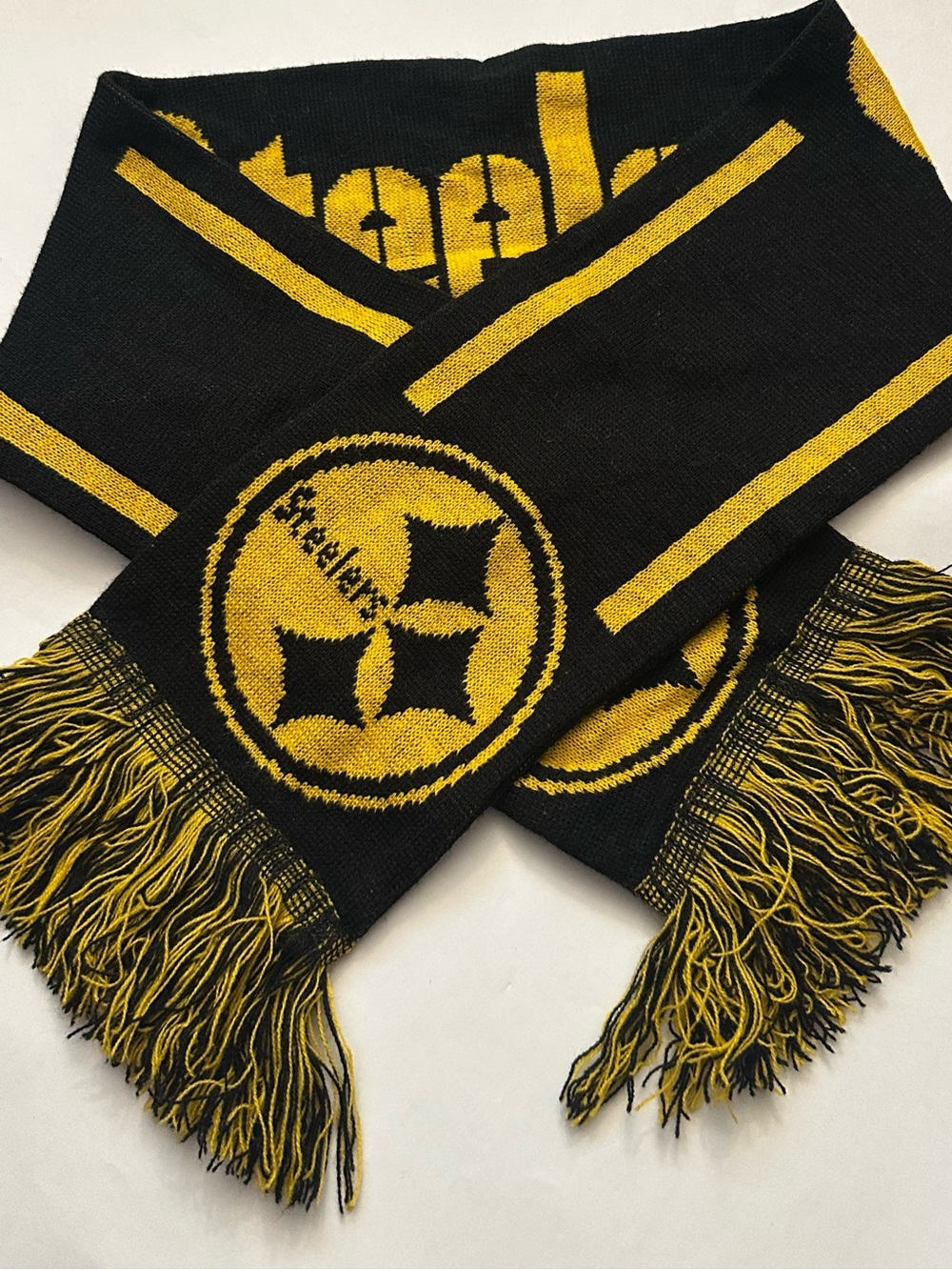 Pittsburgh Steelers Black and Yellow Scarf